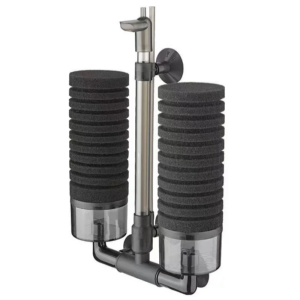 aquarium sponge filter with ceramic bio media balls